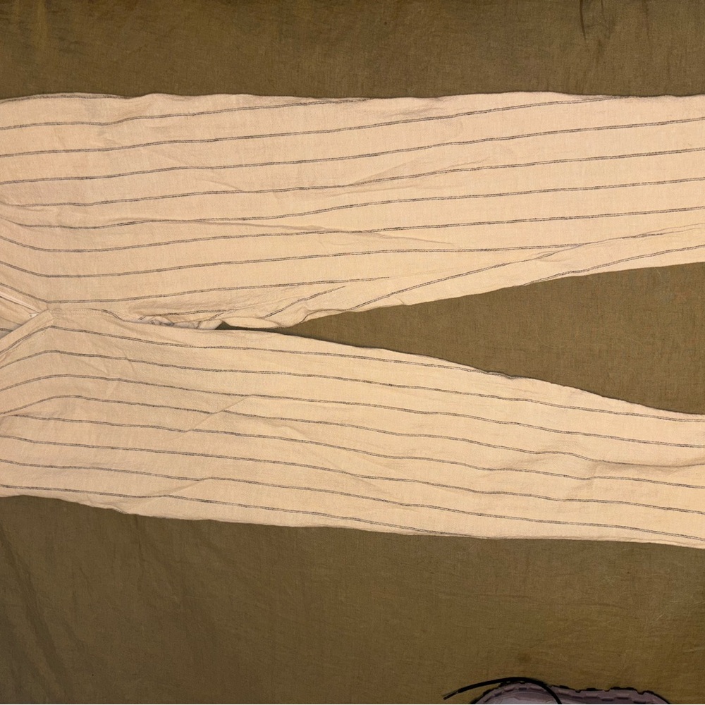 Striped Beige Pants
